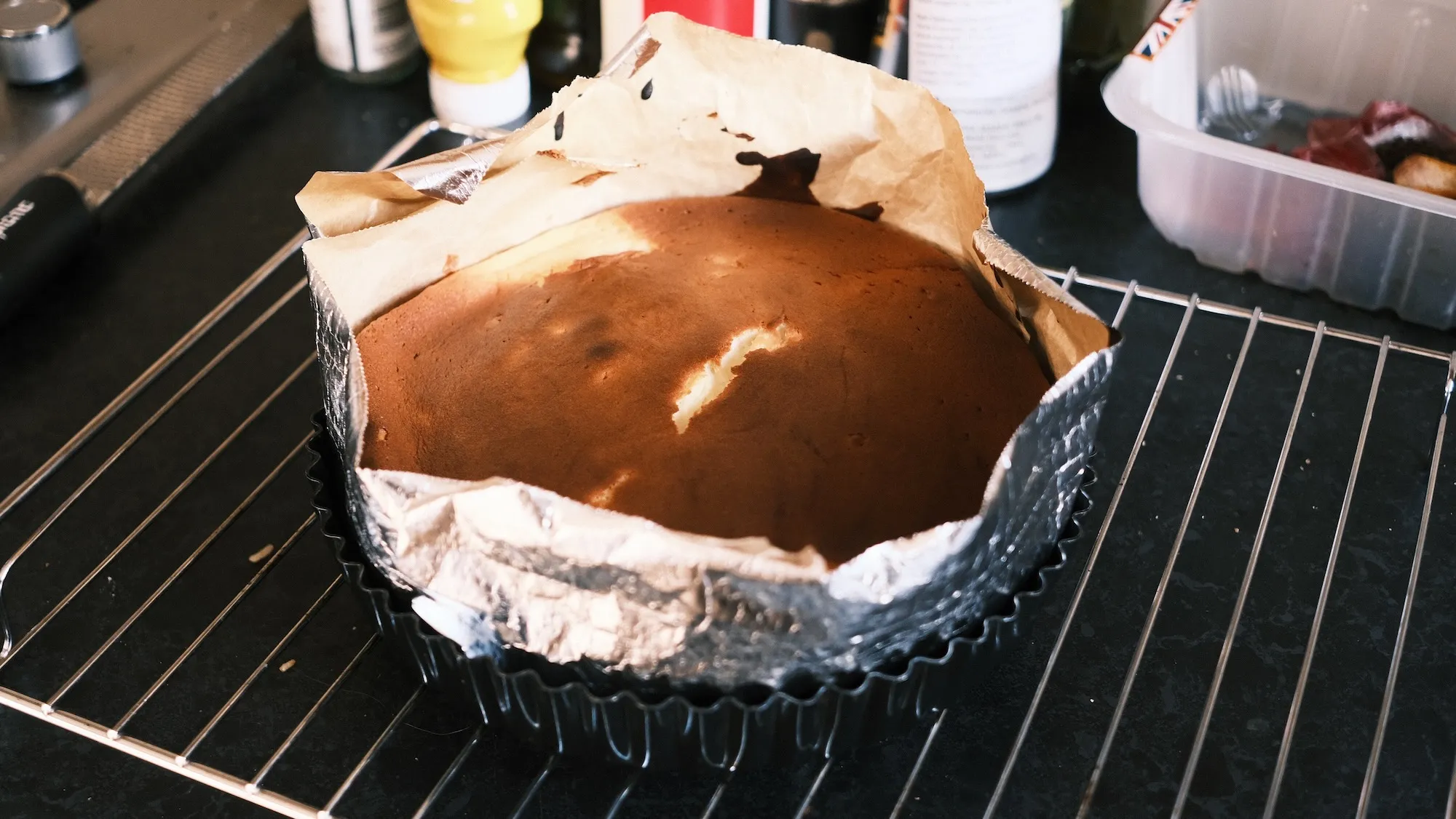 作ったチーズケーキ