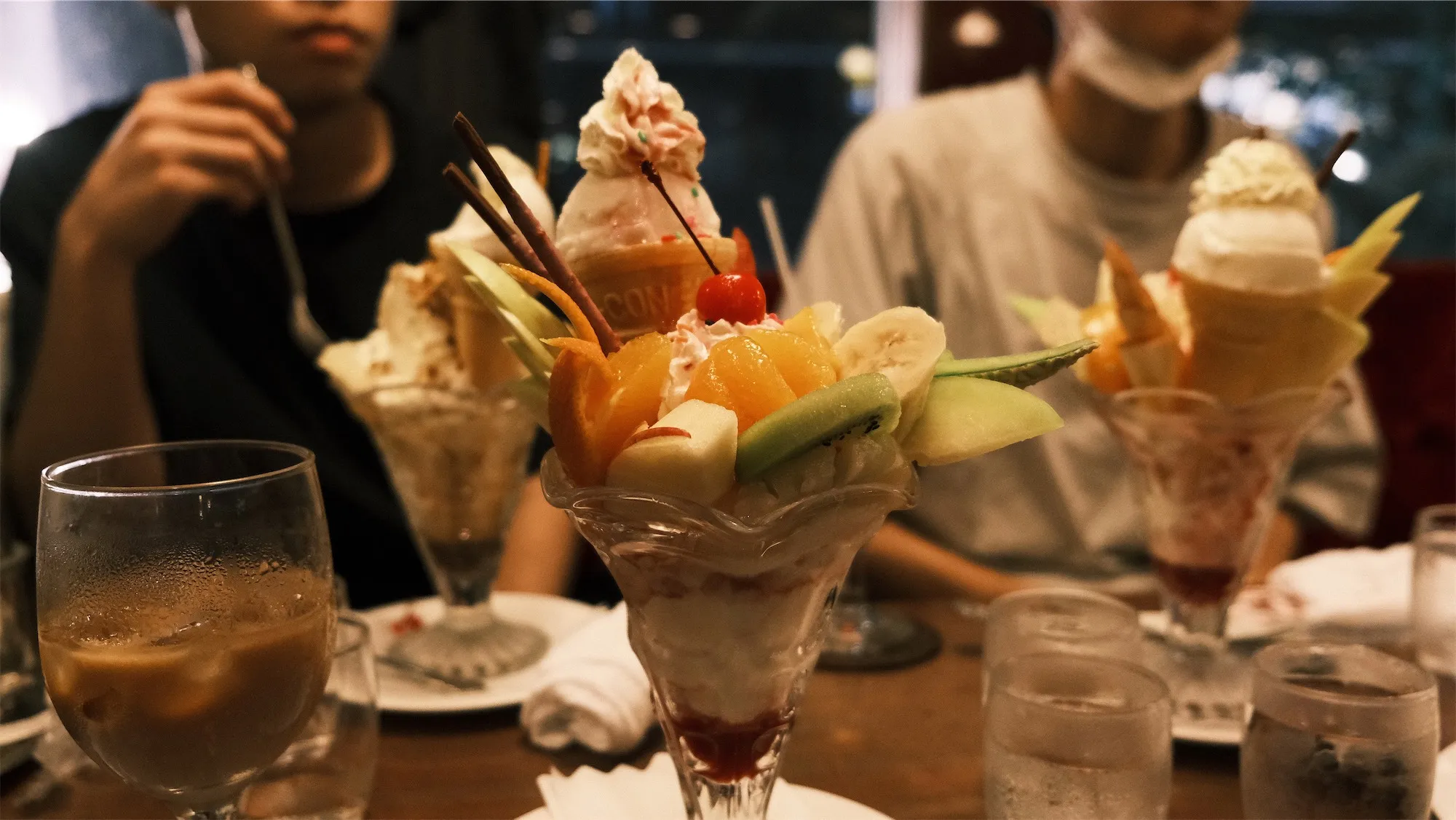 新宿でキスケさん、小原くん、荒川さんと食べたパフェ