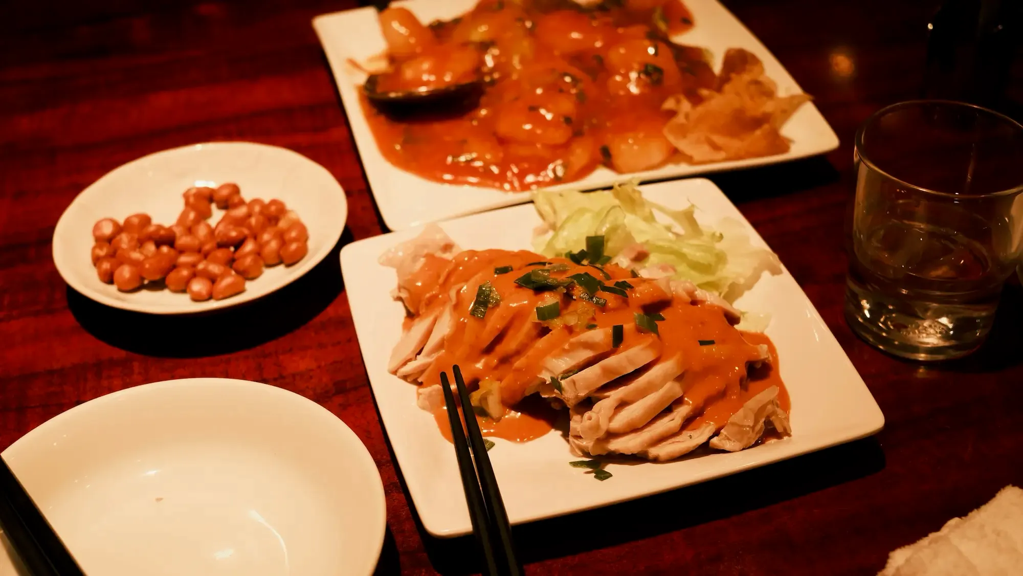 友達と食べた町中華