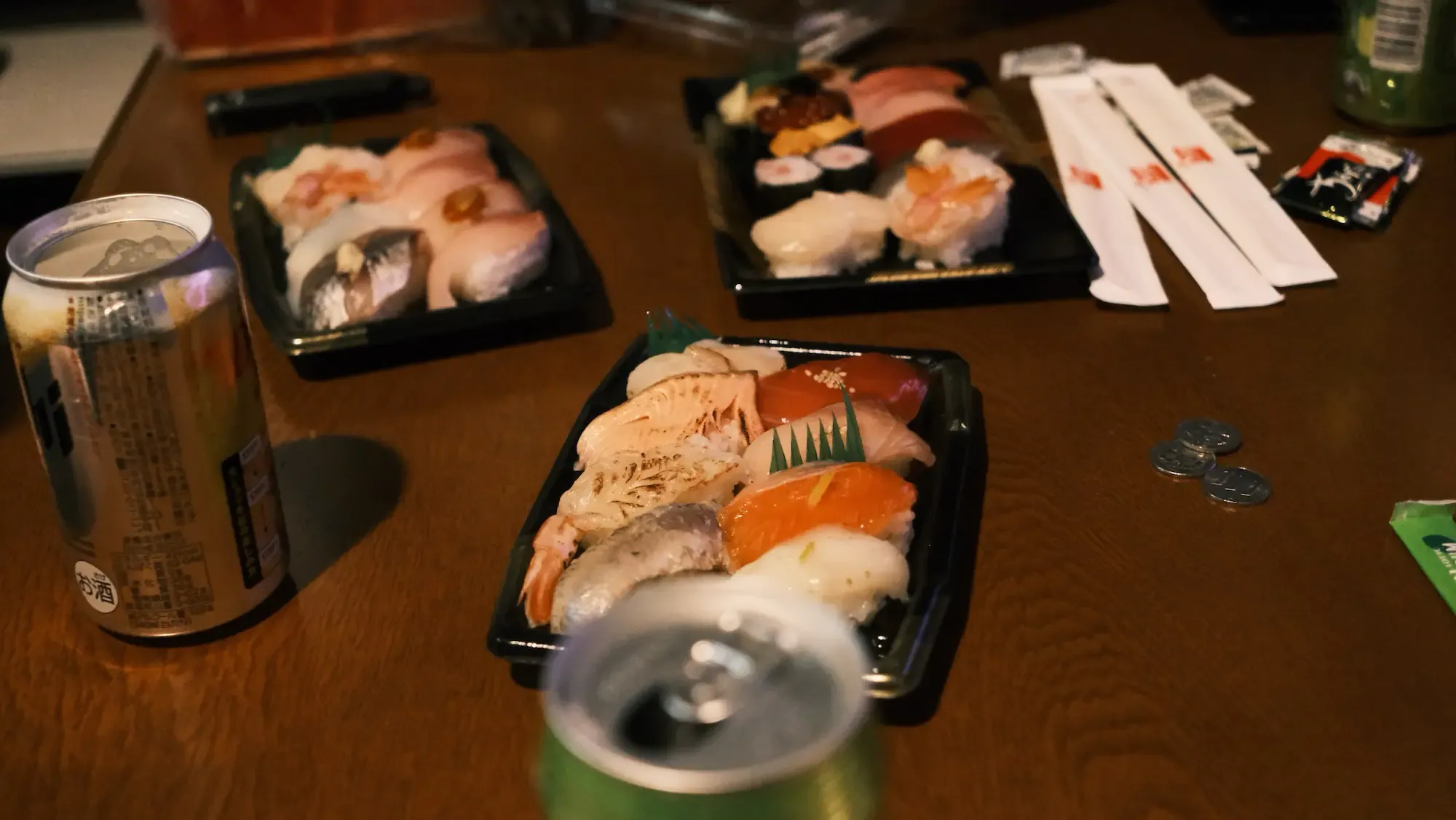 なぜか帰宅してから食べた寿司